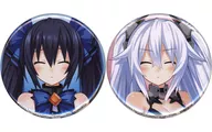 [A la Carte] Noir & Black Heart metal badge 2-Type Set "Switch Soft Supergoddess Faith Noir Gekijin Black Heart WonderGOO Noir Re-Rin Set" Special gift included