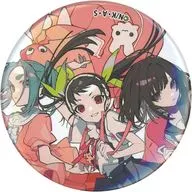 斧乃木余接＆八九寺真宵＆千石撫子 「＜物語＞シリーズ×望月けい POPUP SHOP in ロフト トレーディング缶バッジ」