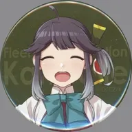 早波(背景緑) 運営鎮守府謹製公式缶バッジ 「艦隊これくしょん～艦これ～ 鎮守府第三次瑞雲祭り in 横浜・八景島シーパラダイス特設泊地」