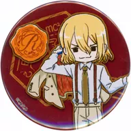 (7) Mizu Kairyuu "metal badge Dr. STONE 28. argyle pattern ver. graphic arts illustration"