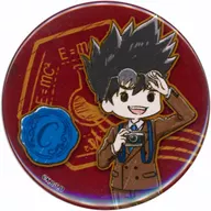 Chrome "Dr. metal badge STONE 28. argyle pattern ver. graphic arts illustration"