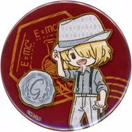 銀狼 "Dr. metal badge STONE 28. argyle pattern ver. graphic arts illustration"