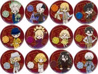 12 kinds set "metal badge Dr. STONE 28. argyle pattern ver. graph art illustration"
