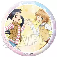 E.木之本桜＆李苺鈴 ギラギラ缶バッジ 「カードキャプターさくら」