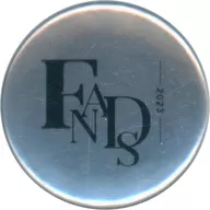 WANDS metal badge (Silver) "WANDER-LAND NEO 『 FANDS 』 MEETING 2023" attendee special gift