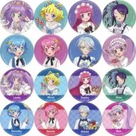 全16種セット 「プリパラ10周年 POP UP SHOP in AMNIBUS STORE 描き下ろし 花まつりver. トレーディンググリッター缶バッジ」