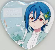 Shiki Wakana "Love Live! Superstar! Fair in Gamers Heart Shaped metal badge 05 / Balloon Bouquet Ver. (drawing illustration)"
