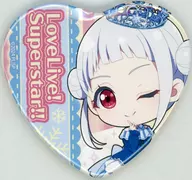 砂都 Arashi "Love Live! Superstar! Fair in Gamers Heart Type metal badge 06 / Snow Dome Ver. (Mini Character Illustrated)"