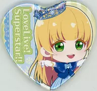 平安名 Sumire "Love Live! Superstar! Fair in Gamers Heart Type metal badge 06 / Snow Dome Ver. (Mini Character Illustrated)"