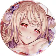 とら耳ちゃん(金髪) 缶バッジ 「FANZAオンラインくじ 単行本2冊同時発売記念! 睦茸」 D-7賞