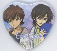 "CODE GEASS: Lelouch of the Rebellion" Animate Girls Festival 2023 heart-shaped metal badge "" Girls Festival Goods