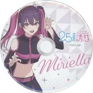 Miriera "2.5 Dimensional Temptation Trading CD-ROM Style Okkame metal badge"