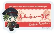 Enfield "The Thousand Musketeers : Rhodoknight Onamae Acrylic Plate Badge 01. Vol. 1 (Official Illustration)"