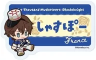 Chassepot "The Thousand Musketeers : Rhodoknight Onamae Acrylic Plate Badge 02. Vol. 2 (Official Illustration)"