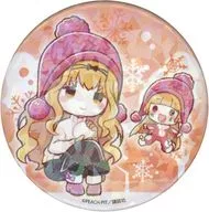 Mashiro Rima "Shugo Chara! Holographic metal badge (65 mm) 05. Winter ver. (gráfico gráfico)"