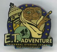 E.T.Adventure 2周年紀念徽章日本環球影城2周年紀念入場者特典