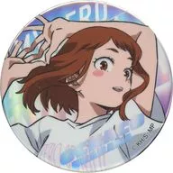 Ochaco Uraraka "MY HERO ACADEMIA SPECIAL POPUP MY HERO ACADEMY" T-shirts! T-shirts! "at baseyard Tokyo Trading Big Can Badge Aurora Spec"