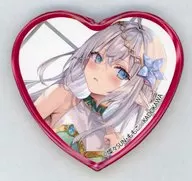 アリサ・ミハイロヴナ・九条 エルフ ハート型缶バッジ 「くじ引き堂 時々ボソッとロシア語でデレる隣のアーリャさん アーリャさんとバレンタインくじ」 D-5賞