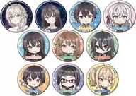 Conjunto de 10 tipos "metal badge A veces Boso, Arya, el vecino de al lado que habla Shea, 02. Fiesta de Navidad ver. Dibujo e ilustración ilustrada"