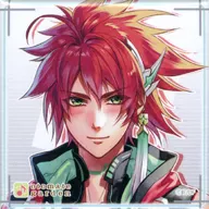 Judd (life-size) "Eternal tear Braid x Otometo Garden Square metal badge"
