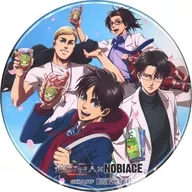 集合 缶バッジ 「進撃の巨人×NOBIACE 第2弾」 早期お申込み特典