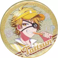 TATSUTSU "Colorful Peach Glitter Kira Kan Badge Collection Diner"