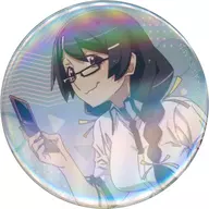 羽川翼 オーロラ缶バッジ 「DRAW!DRAW! ＜物語＞シリーズ×STEINS：GATE 15周年コラボver. オンラインくじ」 D-8賞