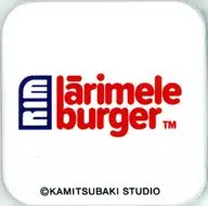 Larimele burger logo "KAMITSUBAKI STUDIO 理芽 5th Anniversary OFFICIAL GOODS larimele burger Random metal badge"