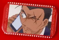 E. Daiwa 敢助 "Detective Conan Square metal badge Collection Daiwa 敢助"