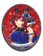 ジェンティルドンナ 3.5th Anniversary Ver. 公式グリッター缶バッジ 「ウマ娘 プリティーダービー」