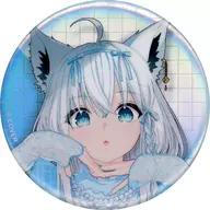 Hakujo Fubuki Hologram metal badge "Virtual Youkyr Hololive hololive Magazine Series-Spotlight-vol. 1"