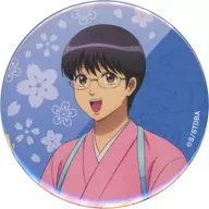 Shinpachi Shimura "Gintama ×and Gallery Collaboration Cafe Random metal badge Spring Color Chabo ver."