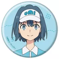 Minami Aoba (Tachie)' metal badge Sky blue utility 01. Official illustration'