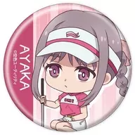 Ayaka Hoshimi (ropa de golf) "metal badge Sky Color Utility 02. Mini Character Illustration"