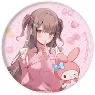 My Melody (up) "metal badge Tachita Dan × Sanrio Character Connectors 01. Collaboration Illustration"