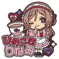 姫崎 莉波 Kyurubopun Naname Rubber Badge Vol. 1 "Gakuen idol Master"