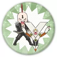 ビクトリーム & Mohican Ace "ZATCH BELL! Complete metal badge 02. BOX2 (Graphic Art Illustration)"