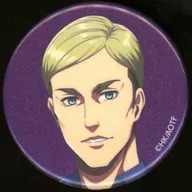 エルヴィン・スミス(フェイス) 「進撃の巨人×ROUND1 描き下ろし レトロ風ファッションver. トレーディンググリッター缶バッジ」