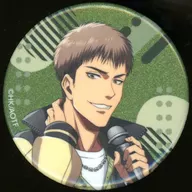 ジャン・キルシュタイン(上半身) 「進撃の巨人×ROUND1 描き下ろし レトロ風ファッションver. トレーディンググリッター缶バッジ」