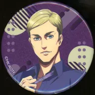 エルヴィン・スミス(上半身) 「進撃の巨人×ROUND1 描き下ろし レトロ風ファッションver. トレーディンググリッター缶バッジ」