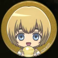 アルミン・アルレルト 「進撃の巨人×ROUND1 トレーディング ちびキャラ アクティビティver. グリッター缶バッジ」