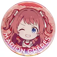 花海咲季 「学園アイドルマスター×マリオンクレープ 缶バッジ 04/クレープ風ドレスver.(ミニキャライラスト)」