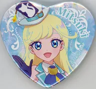 星川みつき ハート缶バッジ 「DMMスクラッチ! アニメ ひみつのアイプリ スクラッチ」 E-2賞