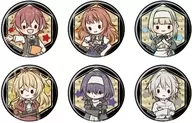 Conjunto de 6 tipos "metal badge Magic Maker - How to Make Different World Magic - 02. Graph Art Illustrated"