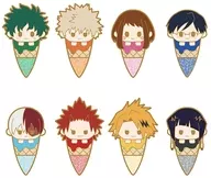 Conjunto de 8 tipos "My Hero Academy Ice Cream Pipin"