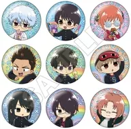 全9種セット 「3年Z組銀八先生 虹 グリッター缶バッジ」