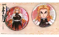 Kyojuro Rengoku Key Visual metal badge Set "Anime Kimetsu no Yaiba Bashira Ten - To Mugen Castle -"