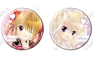 20. Yuiki Yaya & Favorite 歌唄 (official illustration) metal badge 2 piece set "Shugo Chara!"