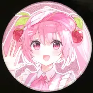 初音ミク/桜ミク(名前なし) 「VOCALOID 初音ミク 桜ミク×ROUND1 描き下ろし アメリカンダイナーver. Art by ふーみ トレーディンググリッター缶バッジ」