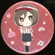 MEIKO(全身) 「VOCALOID 初音ミク 桜ミク×ROUND1 トレーディング ちびキャラ ホログラム缶バッジ」